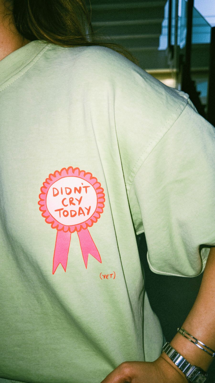 Didn’t cry today yet T shirt - Image 2