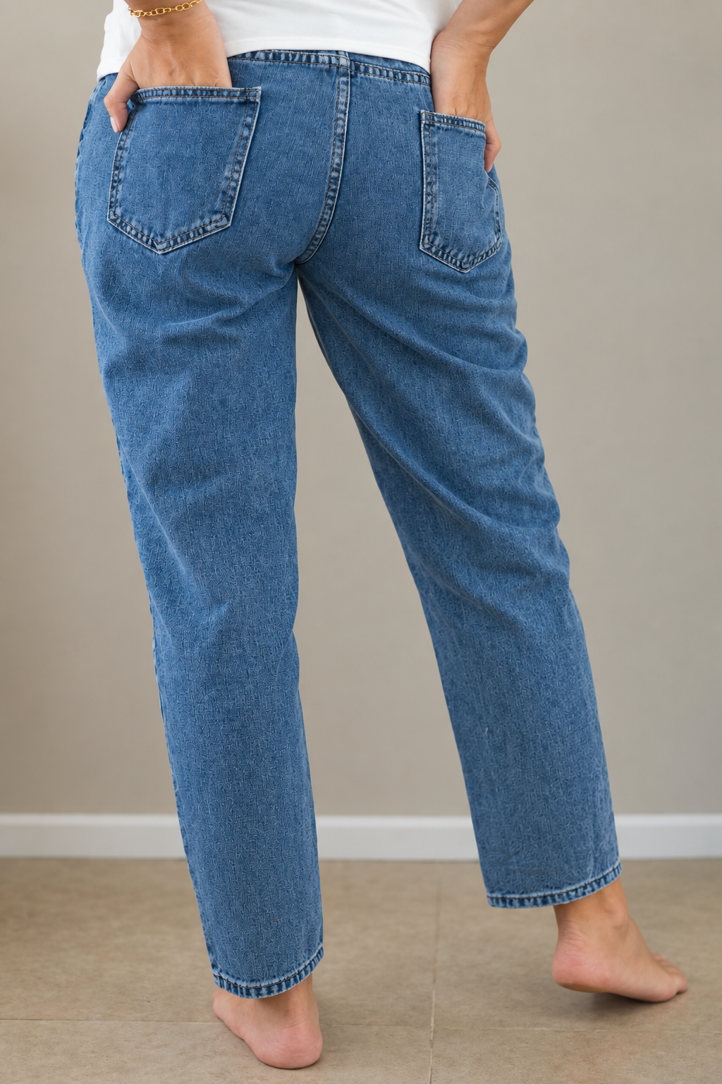 MATERNITY MOM JEANS - Image 5