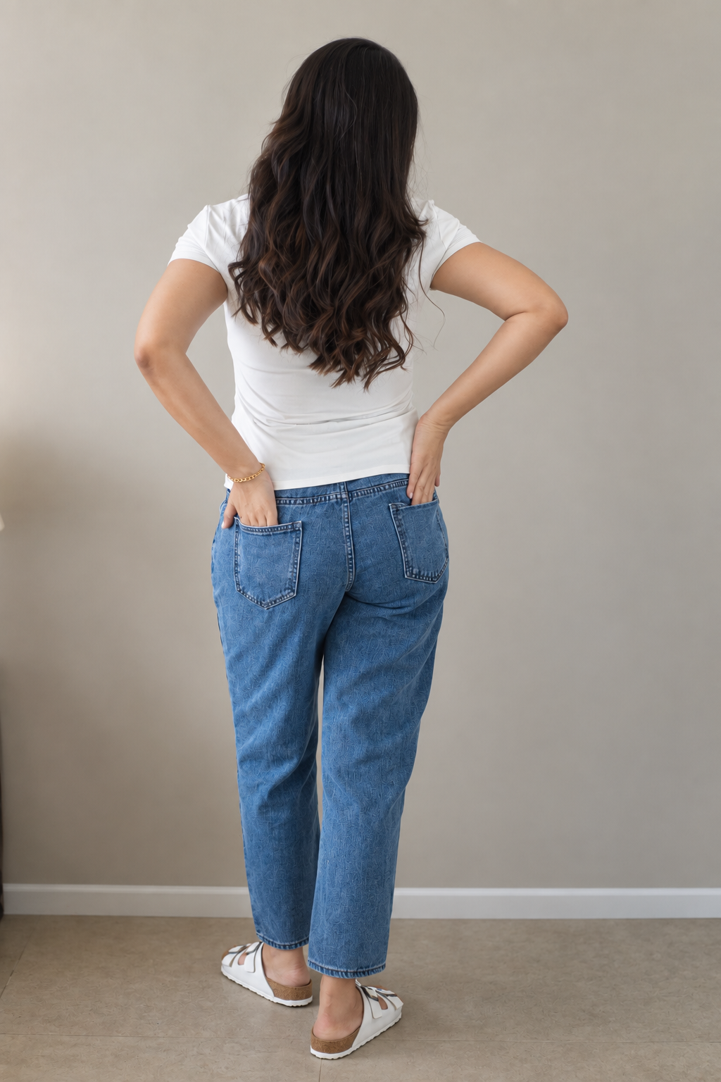 MATERNITY MOM JEANS - Image 2