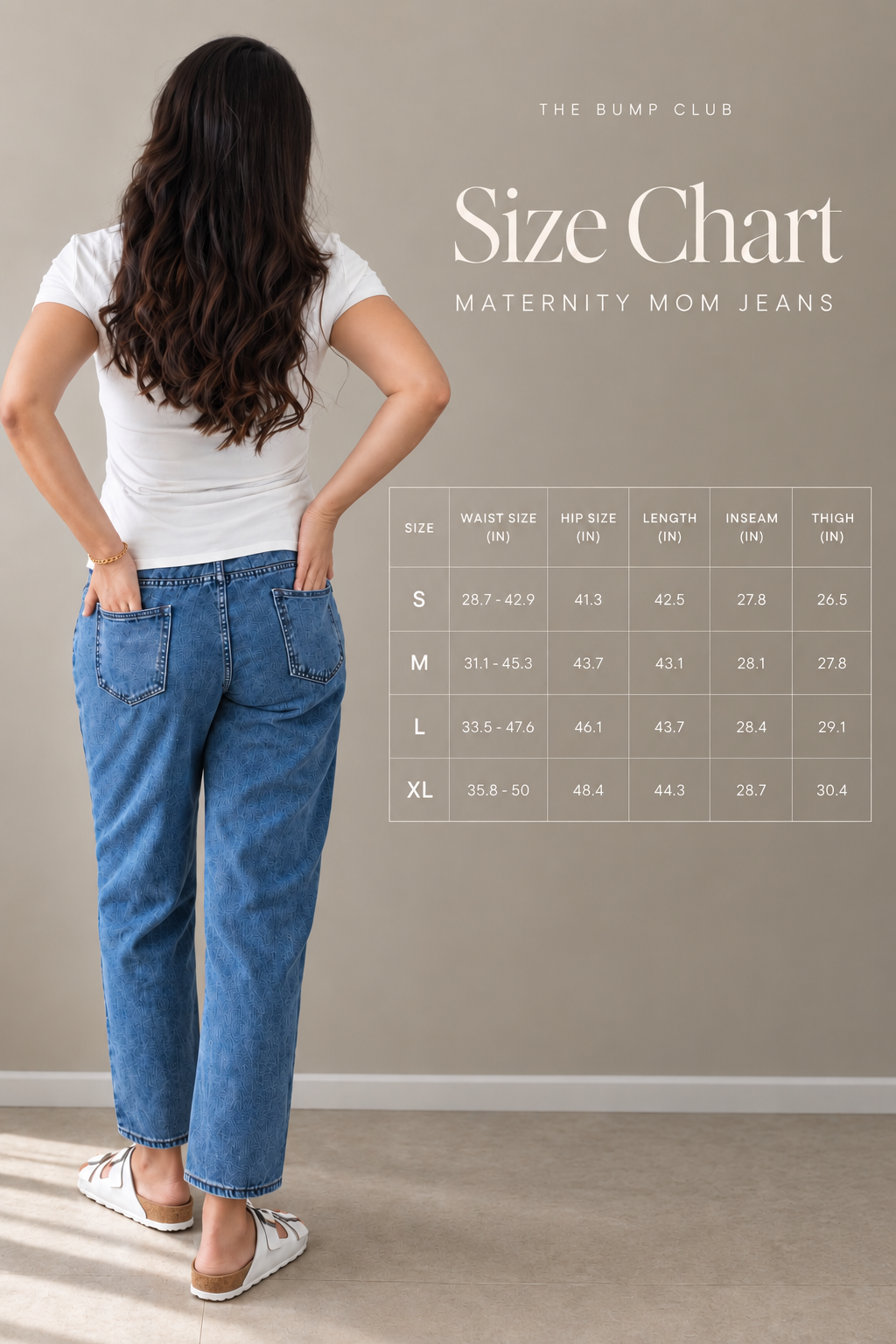 MATERNITY MOM JEANS - Image 6